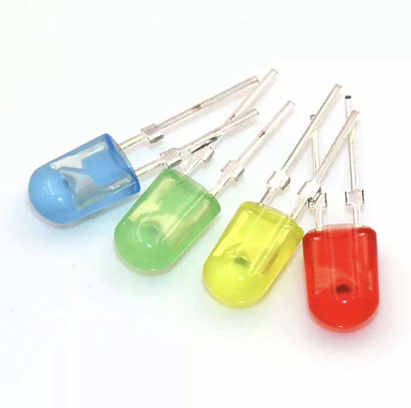 Oval Blue 546 LED Light Emitting Led Diode Colour Diffused Head LED, 465nm