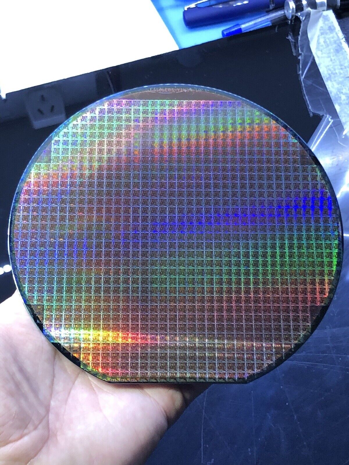 Silicon Wafer Semiconductor Lithography Chips 150mm Diameter Integrated Circuit