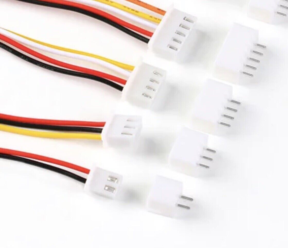 20Sets 40pcs Mini Micro JST 2.0mm PH 4-Pin Connector Plug With Wires Cable 20cm