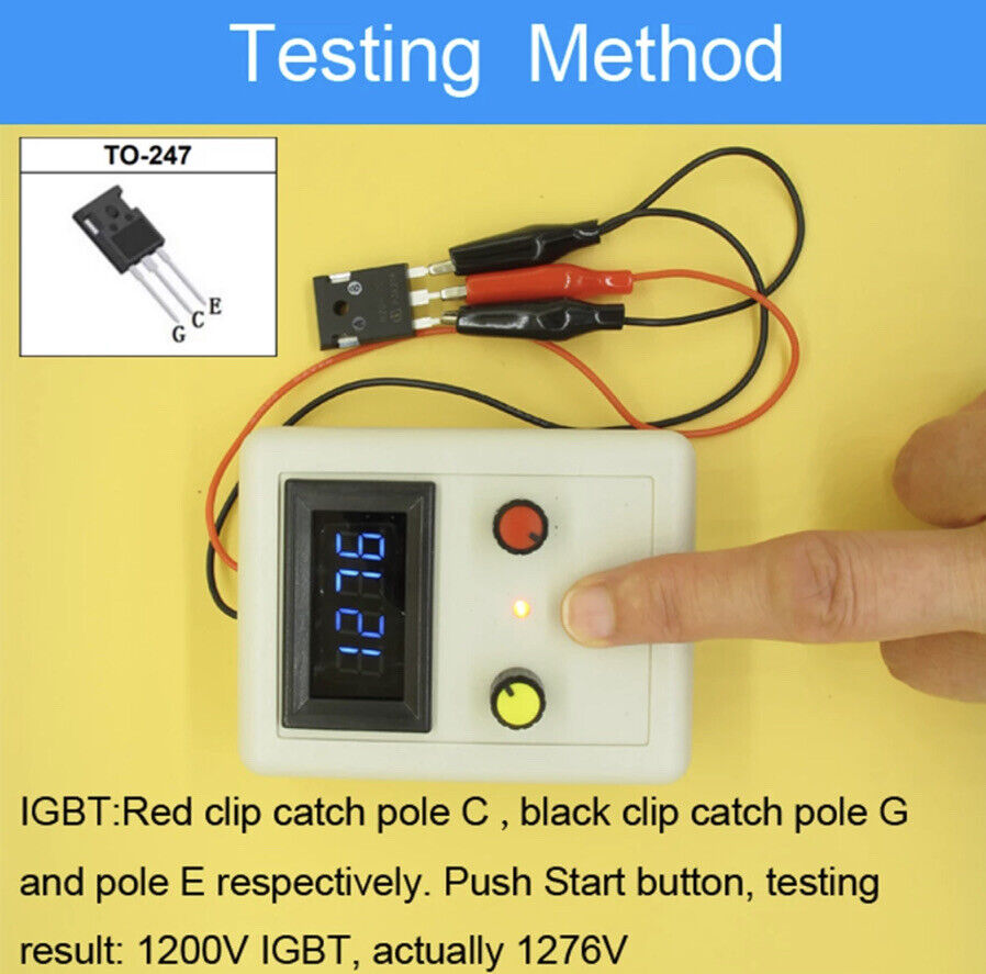 IGBT Test Unit Transistor Withstand Voltage  Electric Transistor Rechargeable