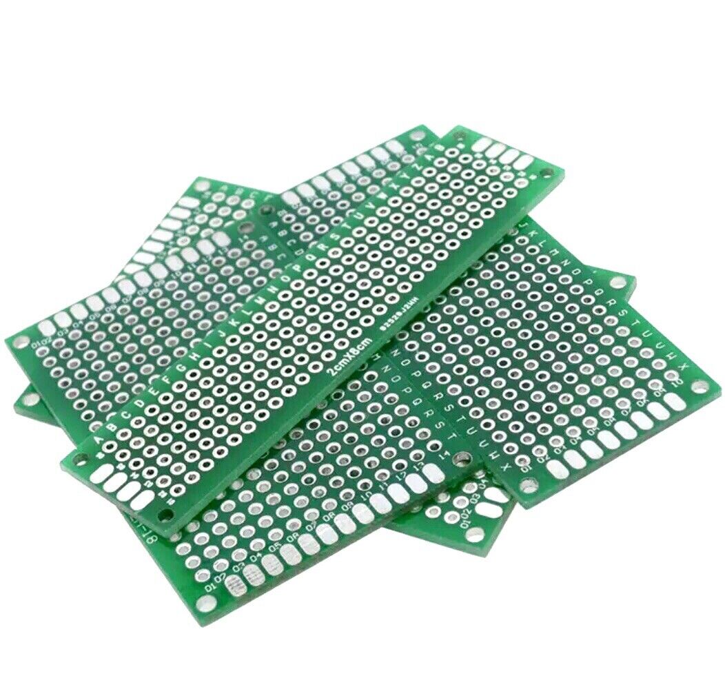 Double Sided Arduino Prototype PCB Tinned DIY 5x7 4x6 3x7 2x8CM  FR4 QTY:4