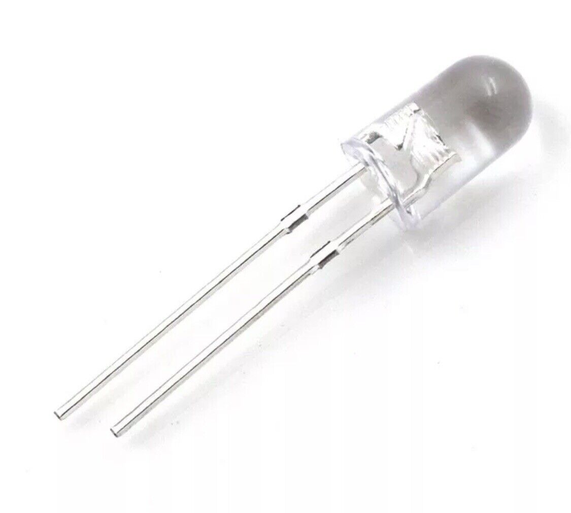 5mm BLUE LED Light Emitting Led Diode Clear Round Head LED, With EDGE , 465nm