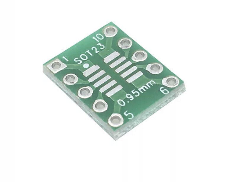 15pcs SOT23  MSOP10 to DIP Transfer Board DIP Pin Board  DIY Adapter FR4