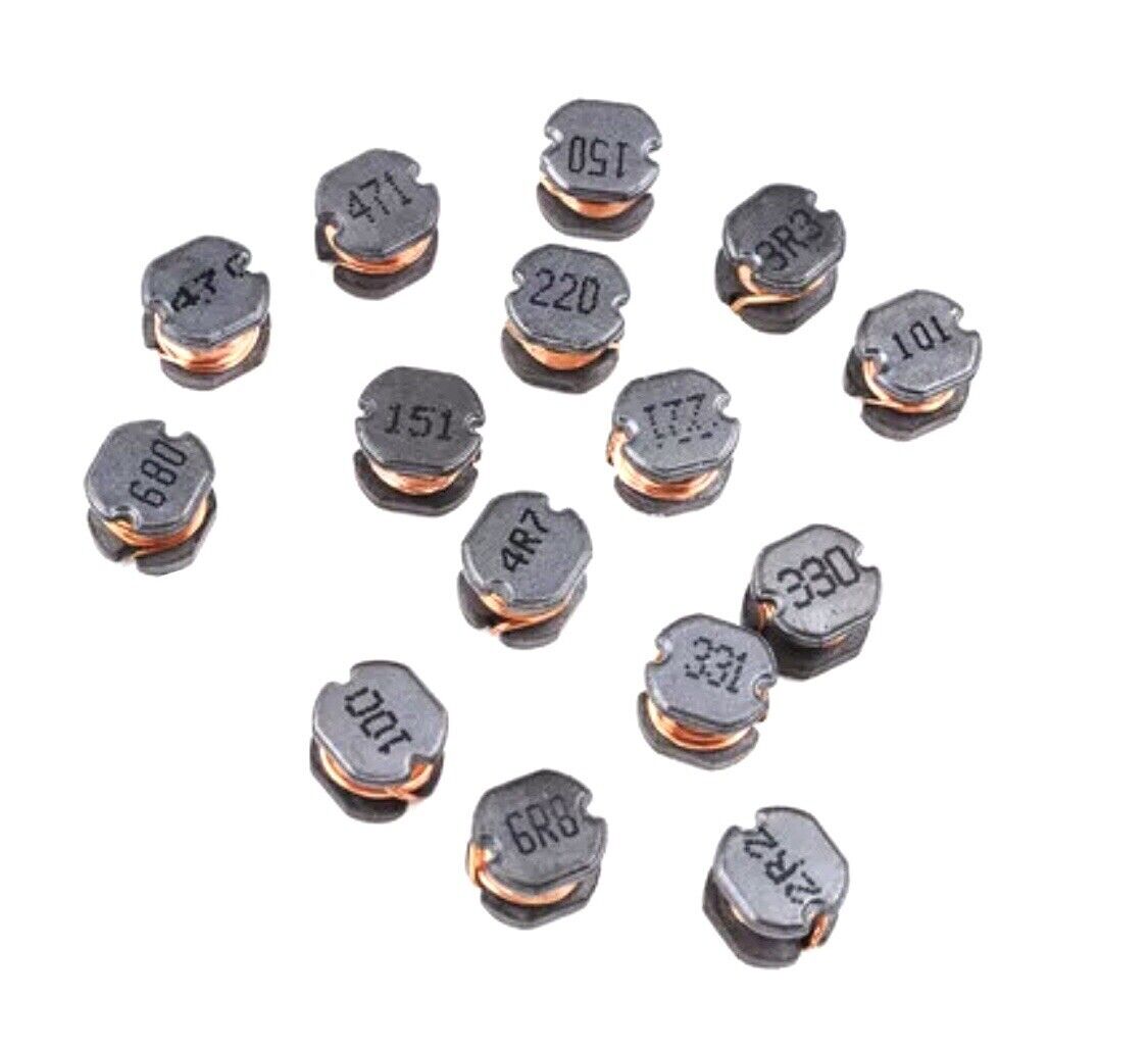 75PCS CD32 SMD 2.2UH-470UH Power Inductor Chips SMD Assortment Inductance DIY