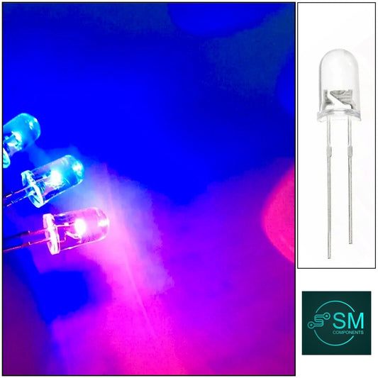 5mm Flashing Red Blue LED Light Emitting Diode Round 200PCS Red-Blue Flashing