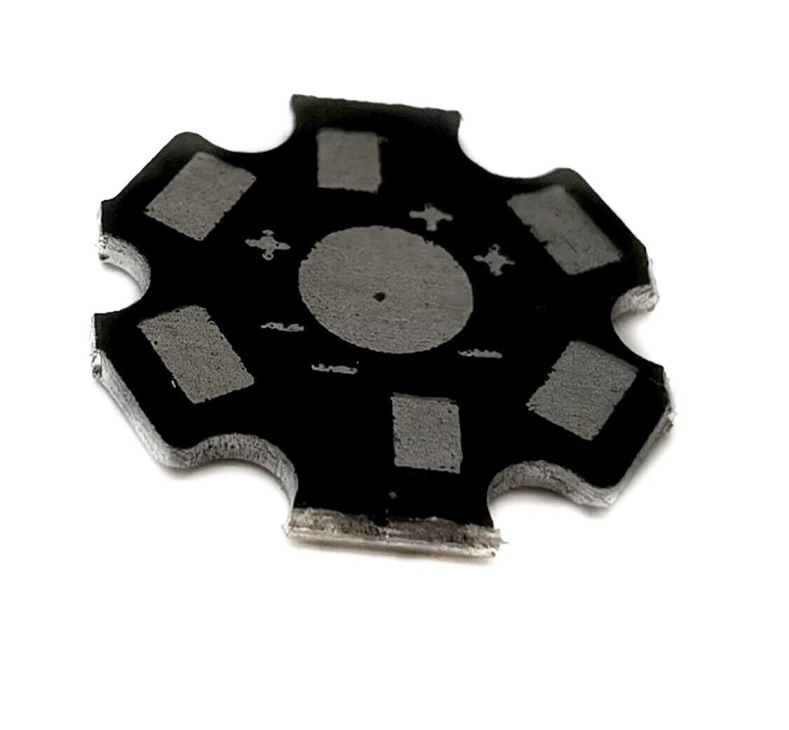 20PC BLACK 1-3-5W High Power LED PCB Aluminium Star base Heat sink DIY PCB 20mm