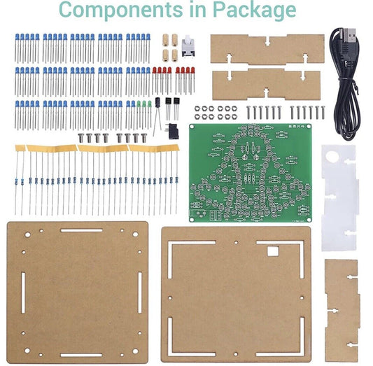 DIY LED Wobbly Bells Project Electronic Education Kit Flashing Leds Inc Case