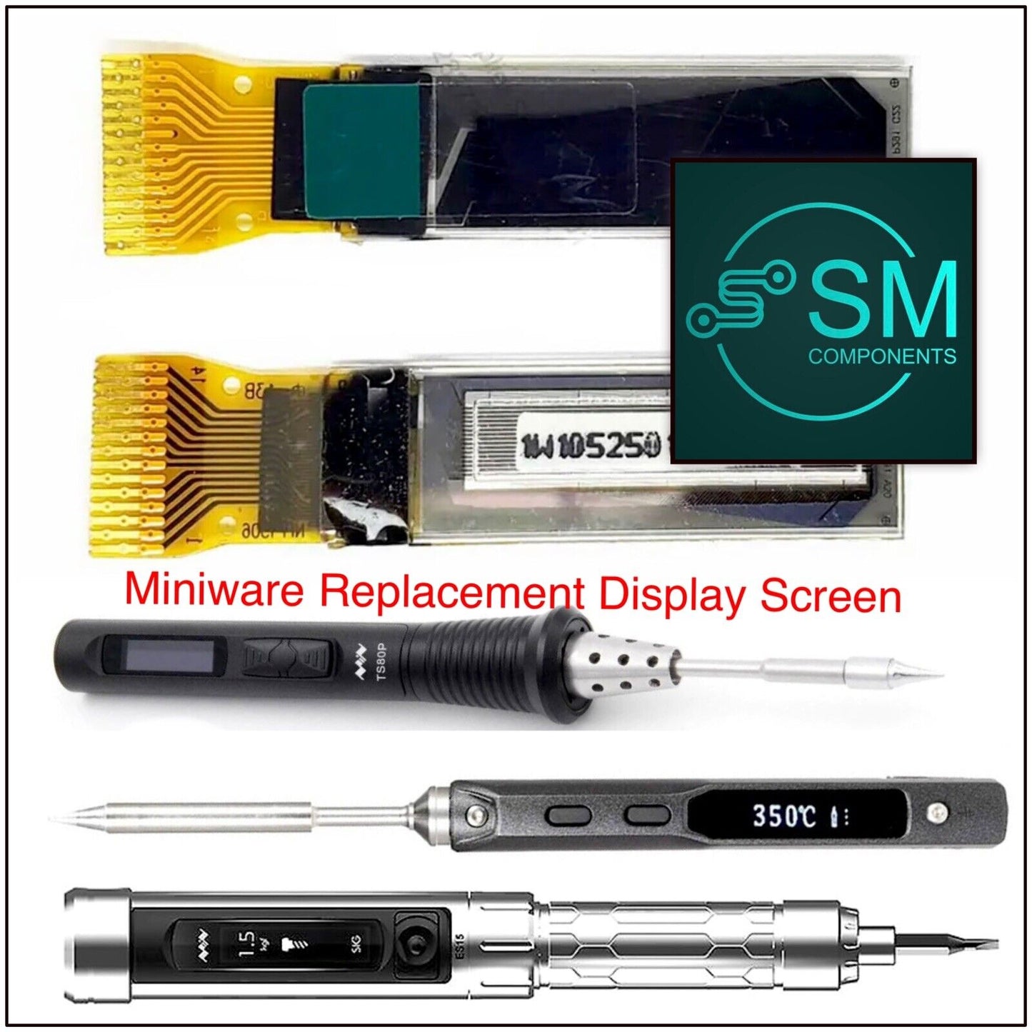 OLED Display Replacement WHITE 0.69 Inch 96*16 TS100 TS80 TS80P Soldering Iron