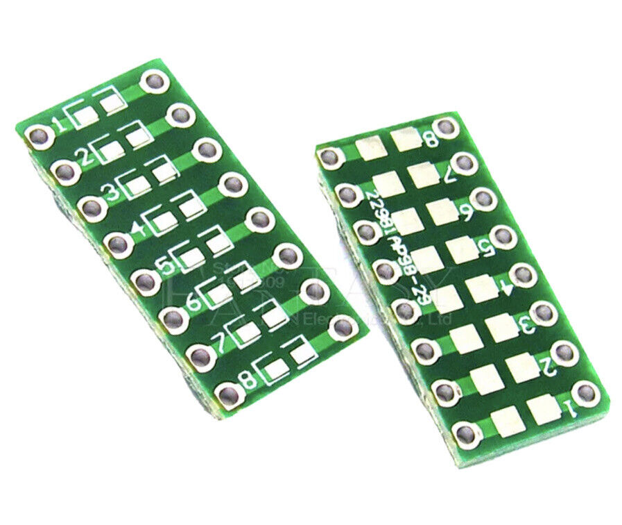 10pcs 0805 0603 0402 to DIP Transfer Board DIP Pin Board Pitch Adapter