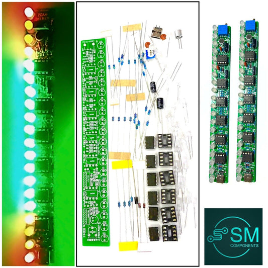 2 X DIY FED.101 LED Level Volume Display VU Meter Music Spectrum Electronic Kits