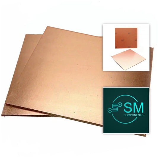 2PCS FR2 Single Sided Copper Clad DIY SRBP PCB Circuit Board 100mmX 100mmX 1.2mm