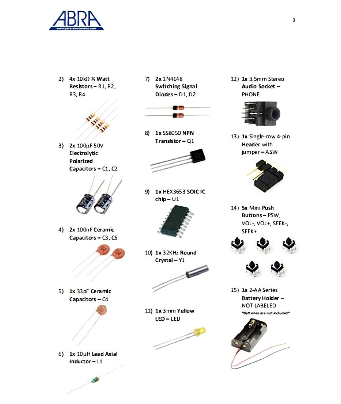 DIY Radio Kit 76MHz-108MHz Wireless Stereo FM Audio Receiver DIP+SMD 1.8-3.6v DC