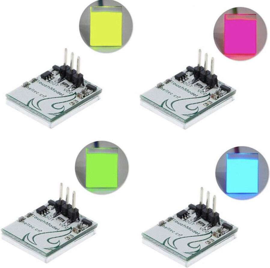 2PCS Capacitive Touch Switch Button BLUE LED Sensor Module HTTM DIY Kit