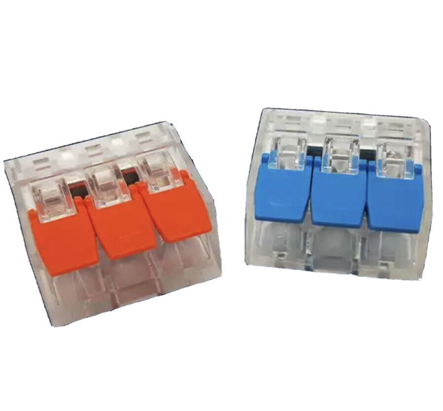 30PCS PCT-412,413,414 Spring wire connector conductor DIY terminal block Inc Box