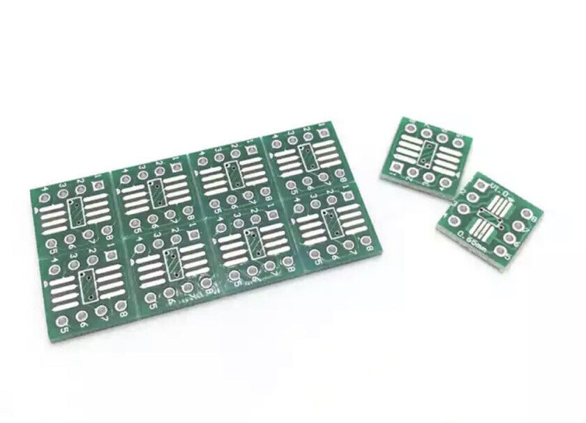 15PCS SOP8 TSSOP8 SSOP8 to DIP8 Transfer Board DIP Pin Board Pitch Adapter