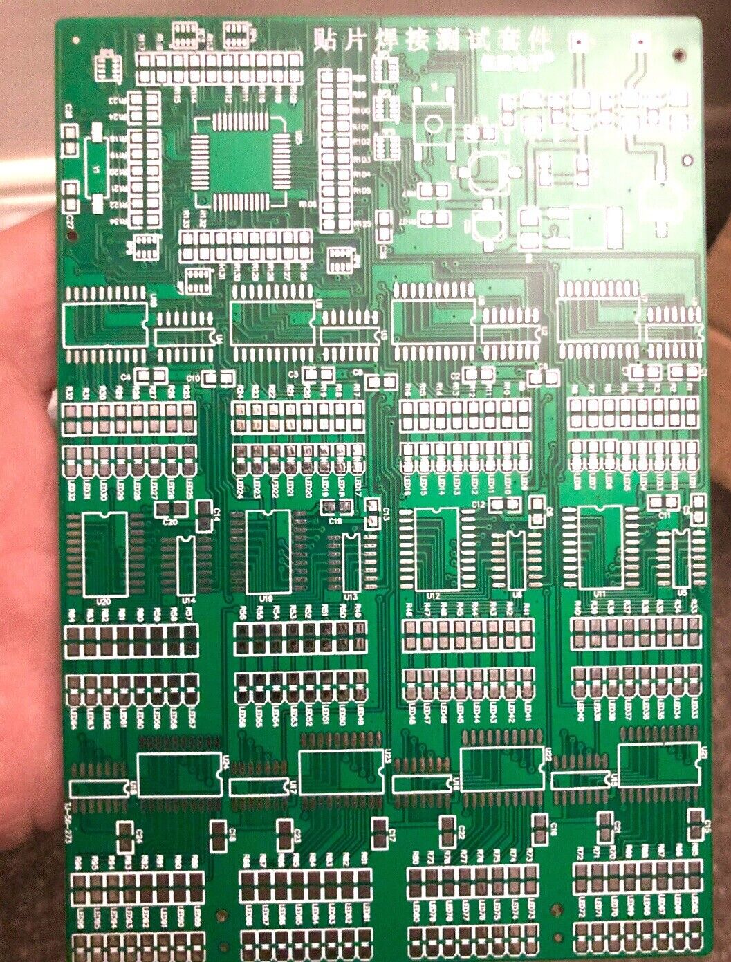 SMD-SMT Soldering Practice Board Huge Component Count LED DIY Kit Electronic PCB