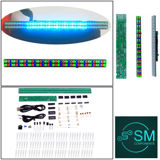 DIY FED.202 LED Level Volume Display VU Meter Music Spectrum Electronic Kits