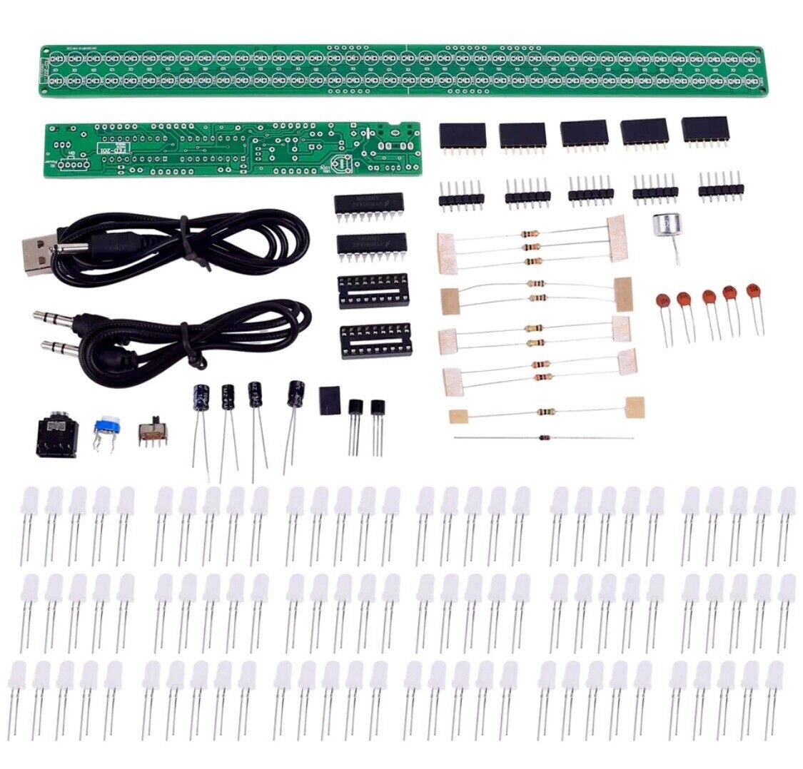 DIY FED.202 LED Level Volume Display VU Meter Music Spectrum Electronic Kits