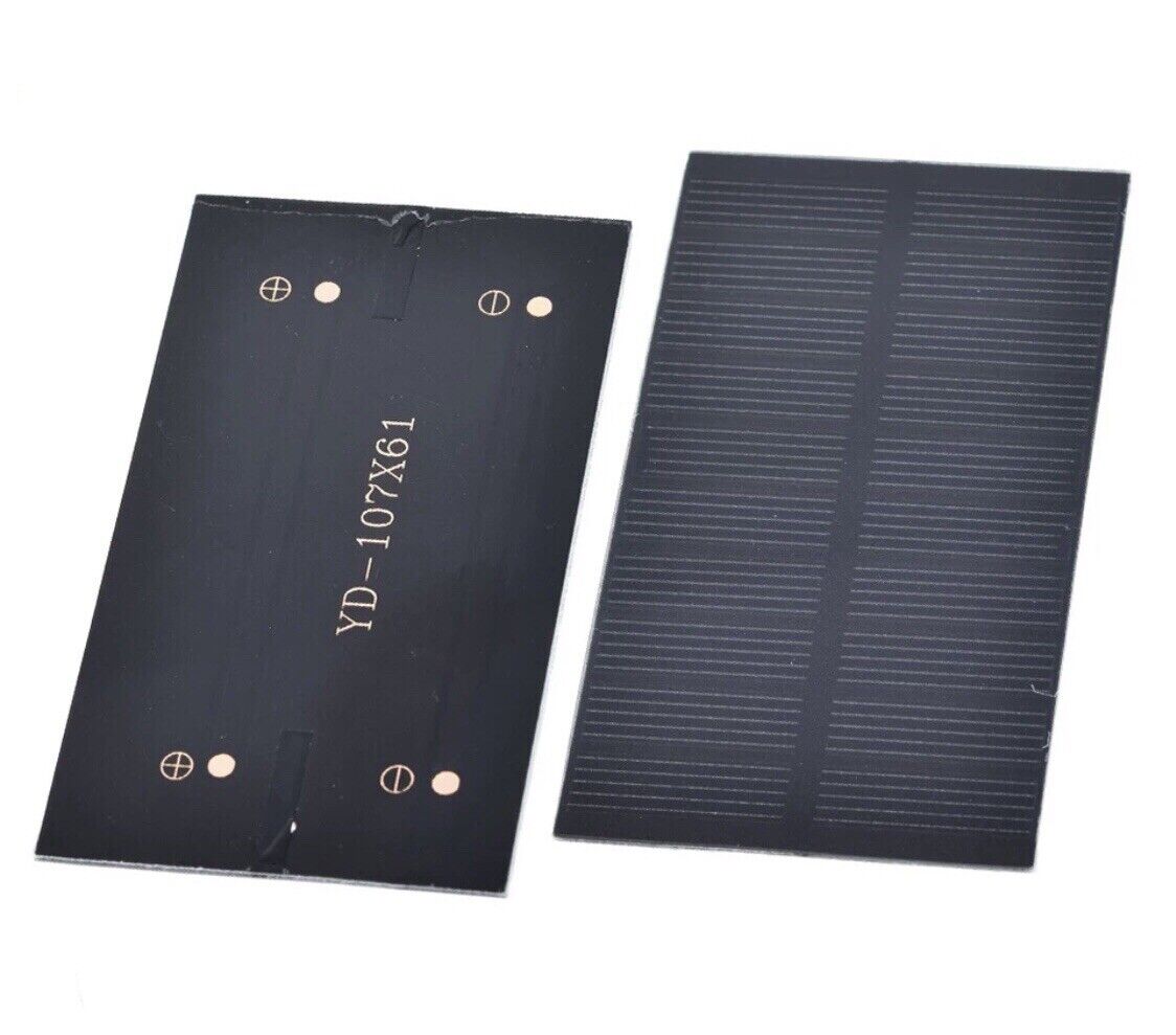 1PC 1W 5V 200mA Solar Cell DIY Monocrystalline Silicon Solar Power DIY Project