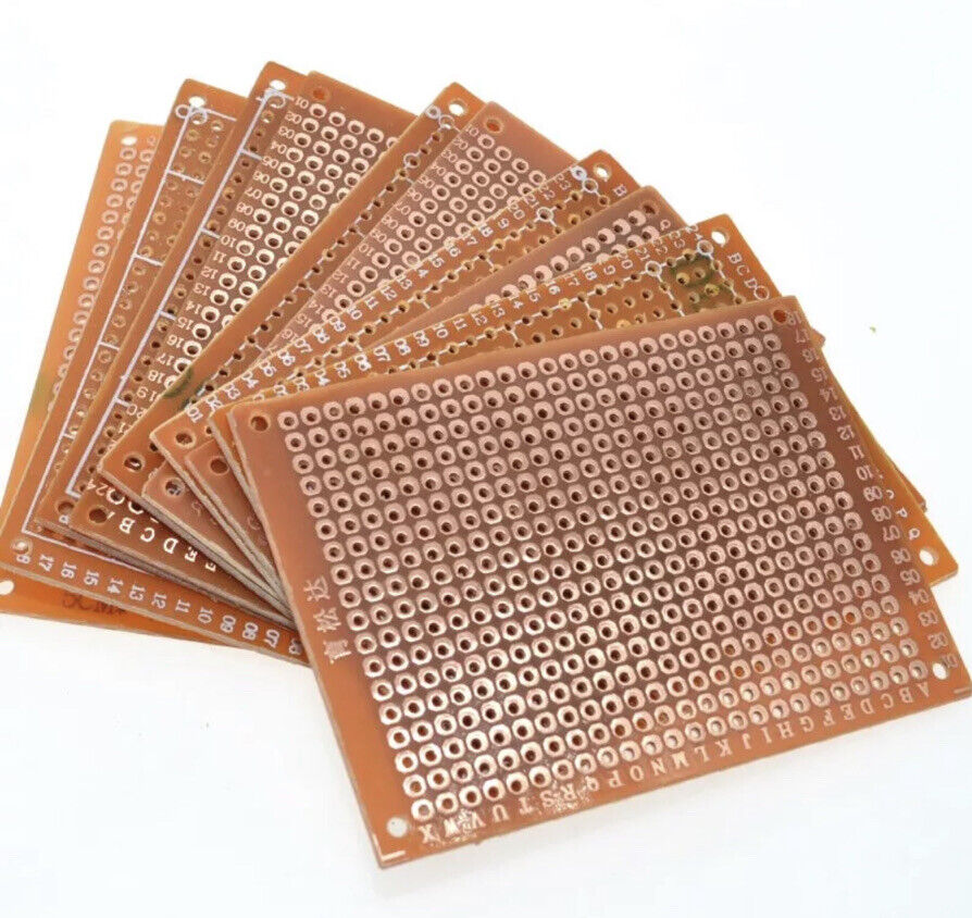 10PC 5x7cm FR-2 Prototype Perfboard Universal Circuit Paper PCB Board Breadboard