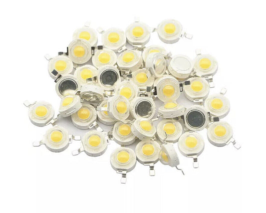 20 Pieces 1W LED High Power SMD LED 28mil Lights Beads Warm White LED Diode