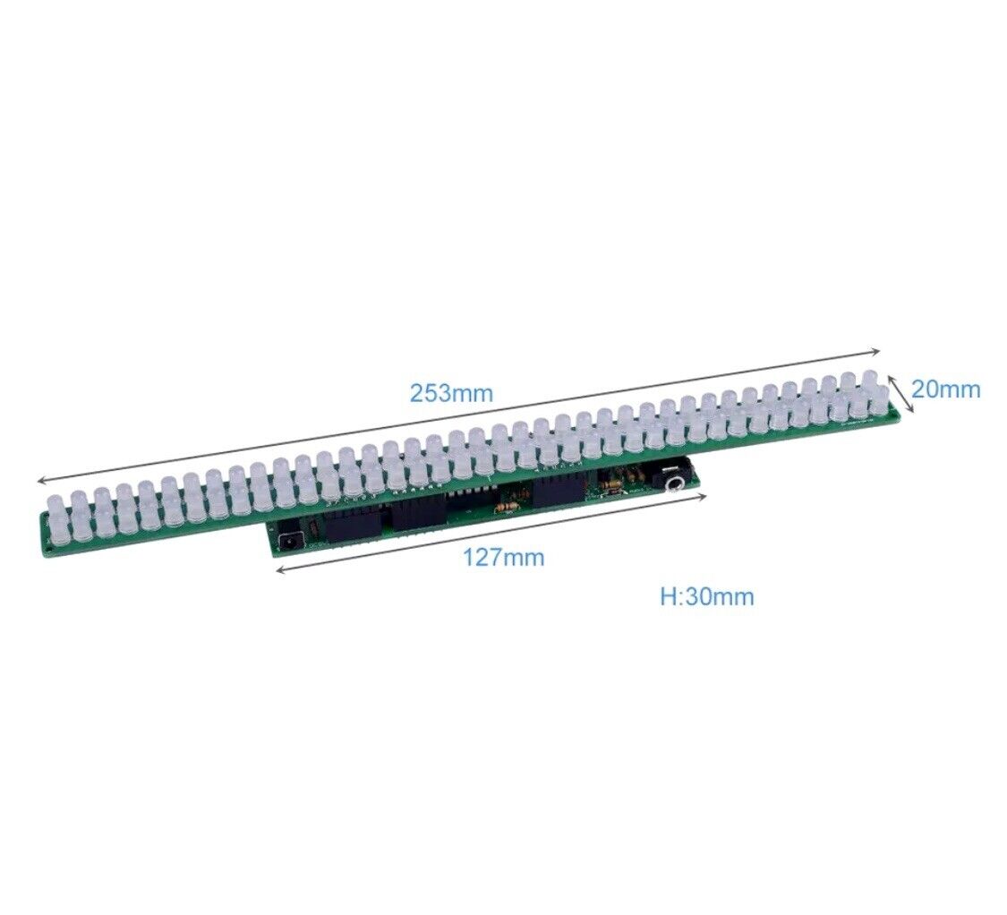DIY FED.202 LED Level Volume Display VU Meter Music Spectrum Electronic Kits