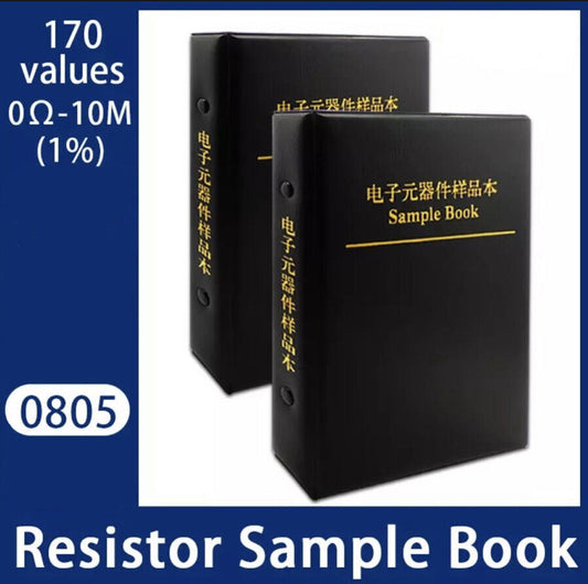 8500pcs 0805 SMD Resistor Chip SMT DIY Electronics 170 Values 1% Sample Book