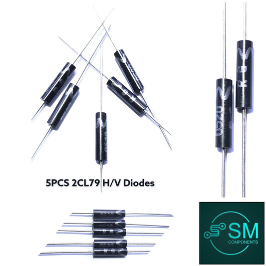 5pcs 2CL79 5mA 25kV 100nS High Voltage Diode HV Rectifier DIY Voltage Doubler