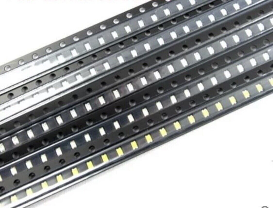 1200pcs 0402 0603 0805 1206 SMD LED Electronics Light Emitting Diodes 6 Colours