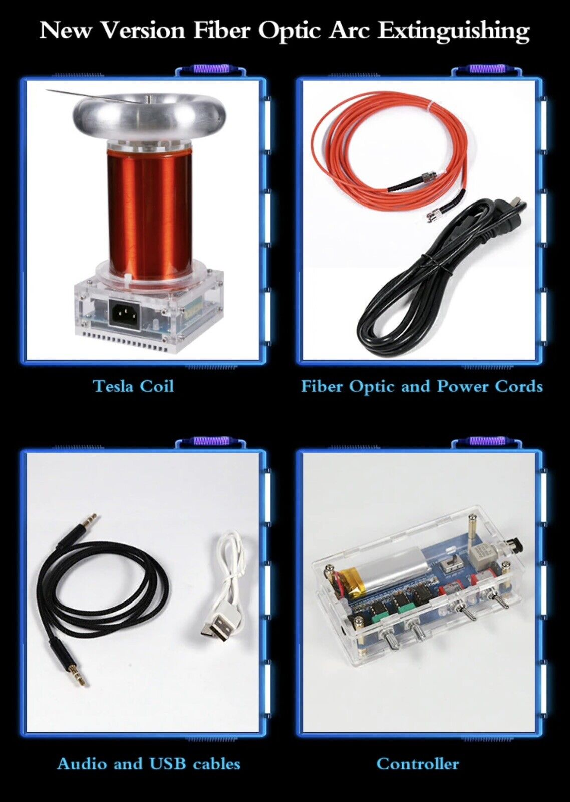 DRSSTC Tesla Coil Music Solid State Tesla Coil Artificial Storm Inc Controller