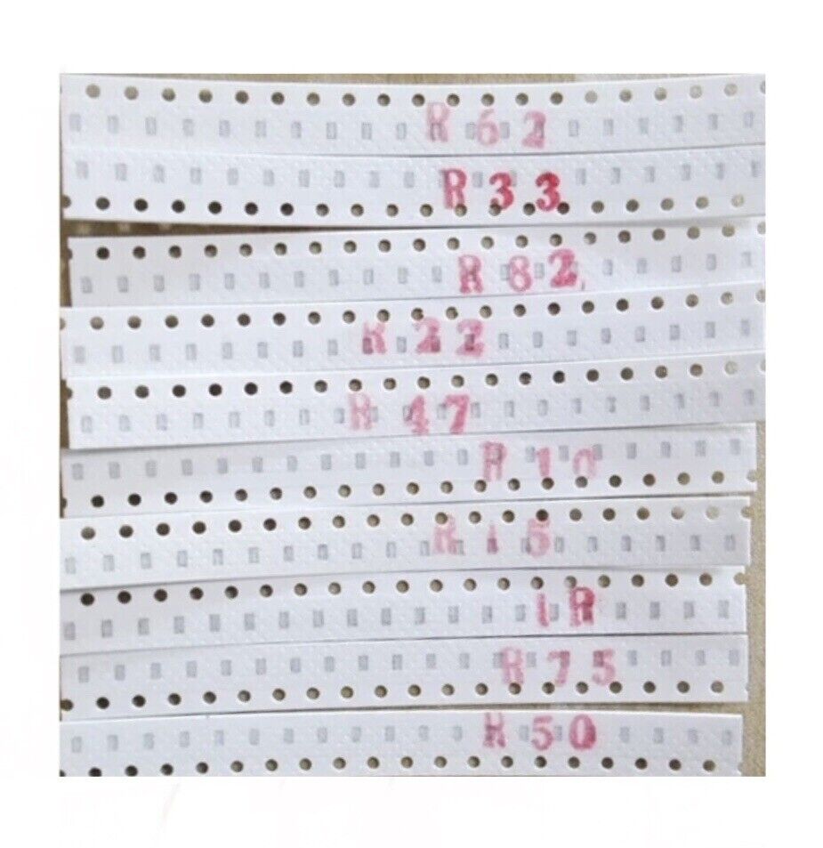 200PCS 0603 SMD Resistor Kit 10 Assorted Values 0.1R-1R Ohms 1% Precision Kit