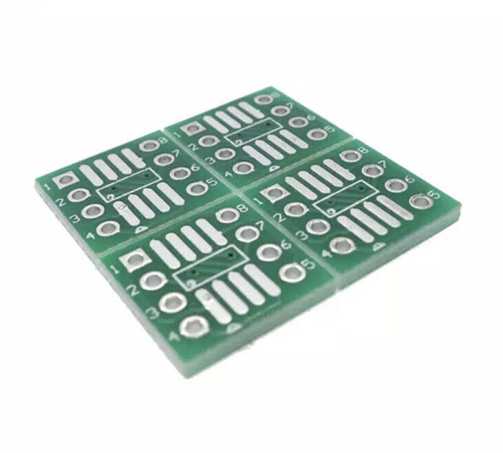 15PCS SOP8 TSSOP8 SSOP8 to DIP8 Transfer Board DIP Pin Board Pitch Adapter