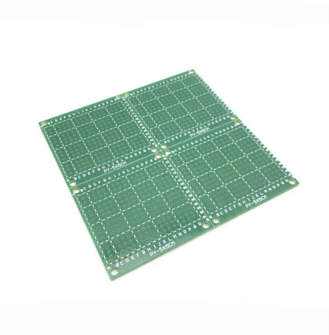 5PCS 5x5cm GREEN FR-4 Prototype Universal Circuit PCB Board Breadboard Sub Board