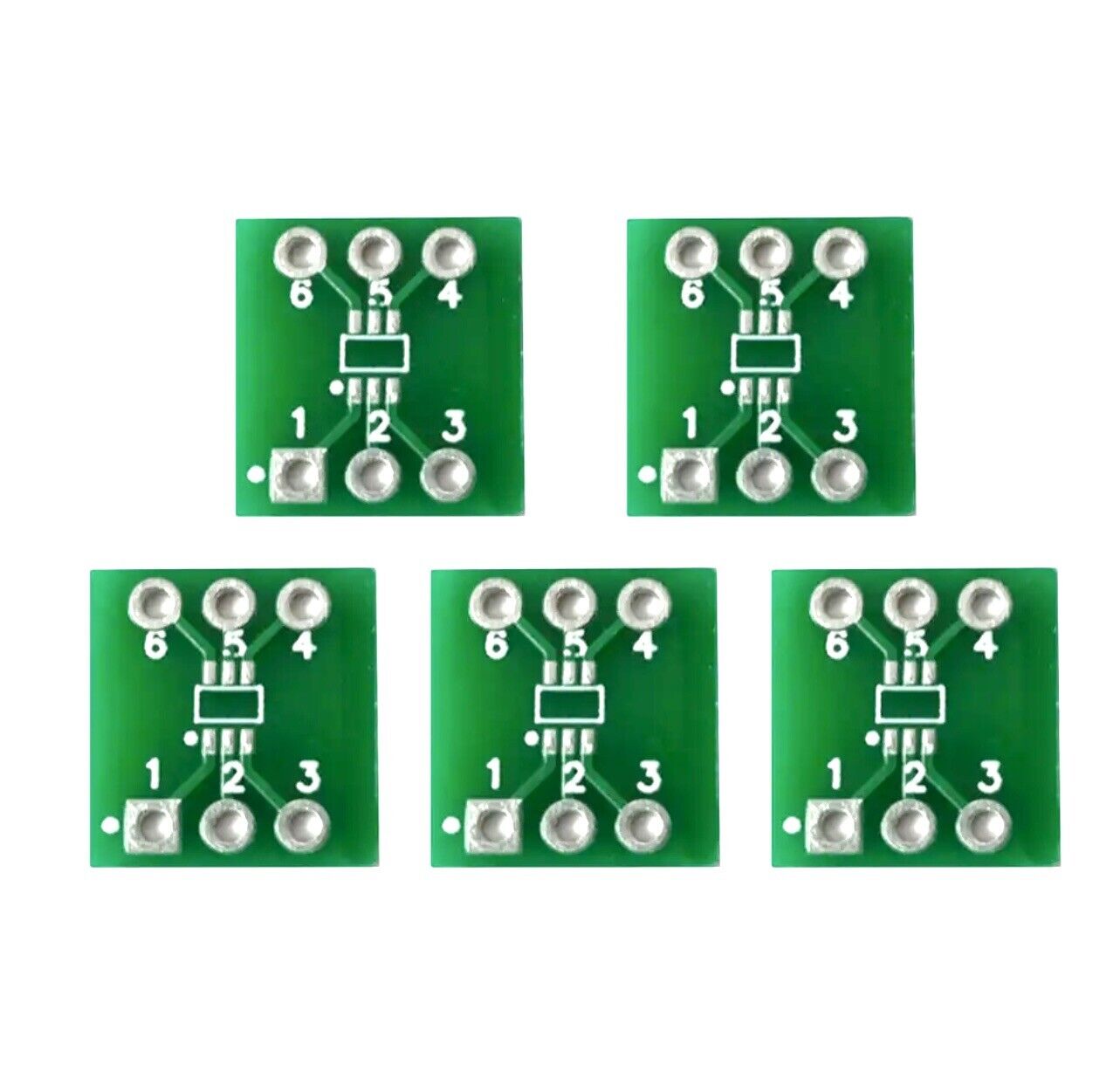 Prototyping Adapter SOT23-6 TO DIP SC-70 TO DIP Converter PCB 5PCS FR4 DIY