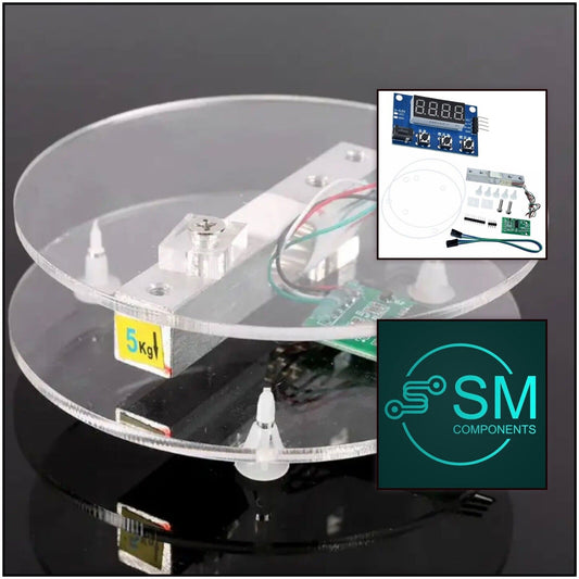 DIY 5KG Load Cell Weight Scales HX711 Converter Breakout Module Inc LED Display