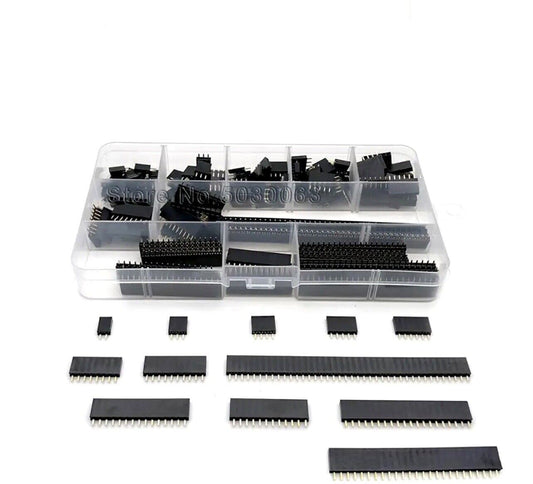 144PCS Female Single Row Header 2-40 Pin PCB Mount Arduino Raspberry Pi ESP32