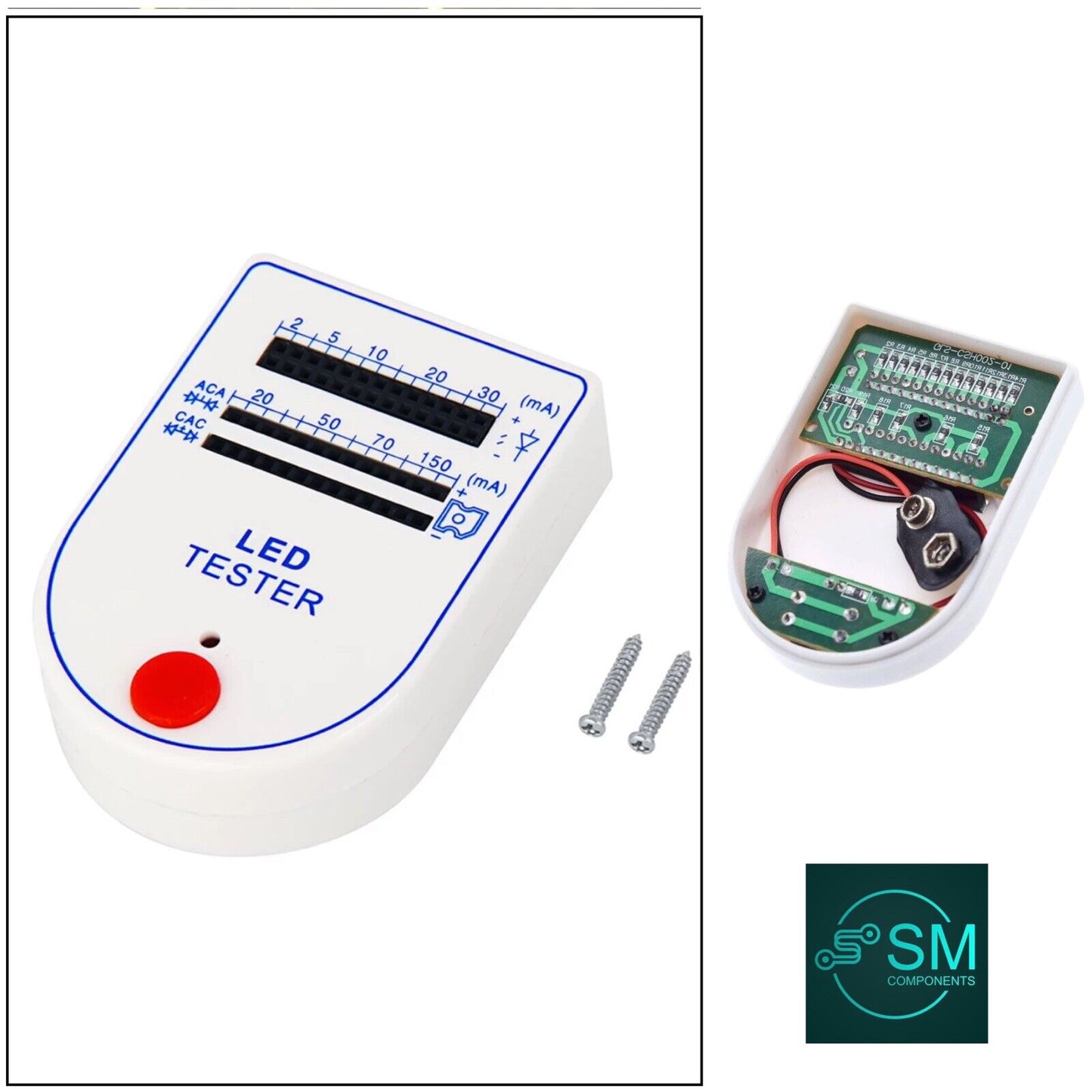 LED Tester Unit 3-4-5-8-10mm Superflux Light-emitting Diode Piranha 2-150mA