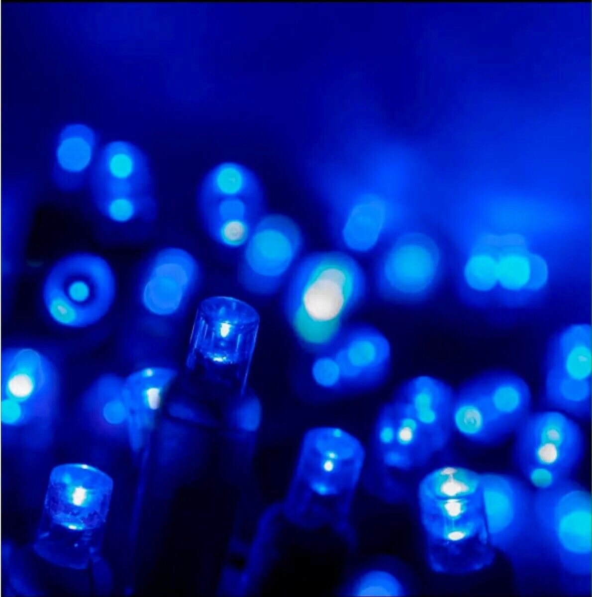 5mm Blue Led Light Emitting Diode Flat Top Concave 100pcs Clear Top