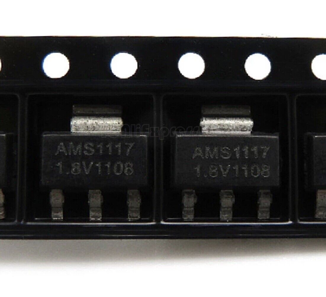 70pcs 7 Value Kit AMS1117-1.2 -1.5-1.8 -3.3 -2.5 -5.0, Adjustable SOT-23 Package