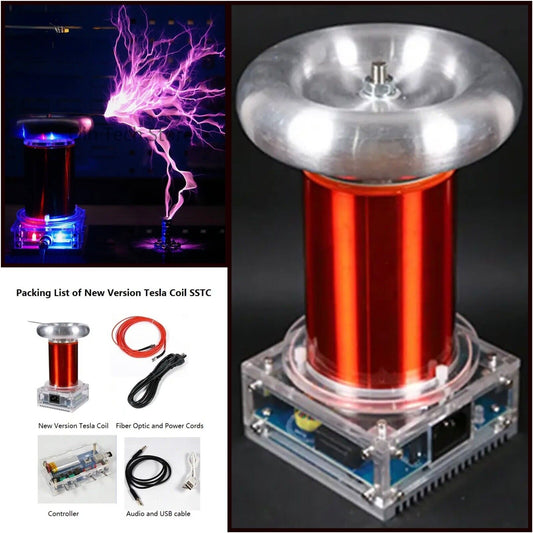 DRSSTC Tesla Coil Music Solid State Tesla Coil Artificial Storm Inc Controller