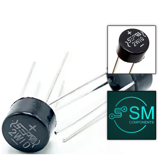 10PCS 2W10 1000V 2A Bridge Diode Full Wave Rectifier