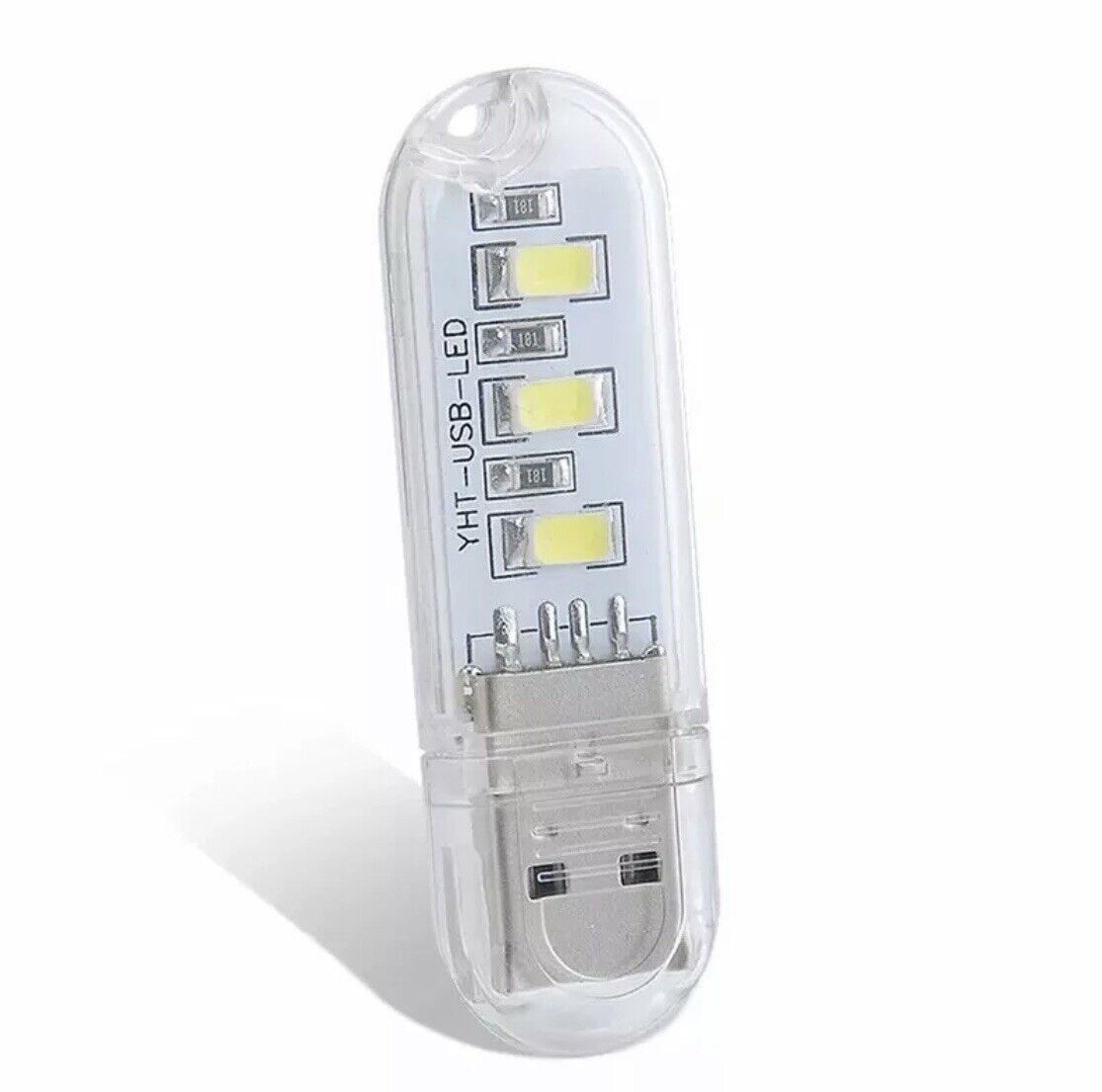 4 X USB emergency COOL WHITE LED Power Bank 3 Led LED Lamp Lighting Night Light