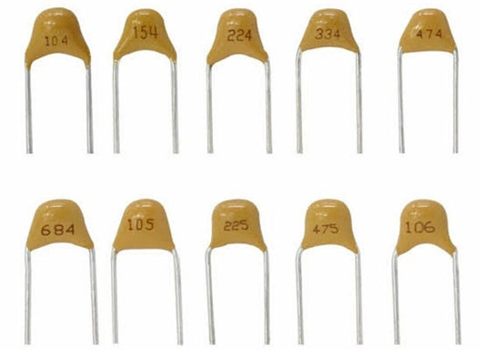 1500Pcs 30 Values 50V 10pF~10uF Multilayer/Monolithic DIP Ceramic Capacitors Kit