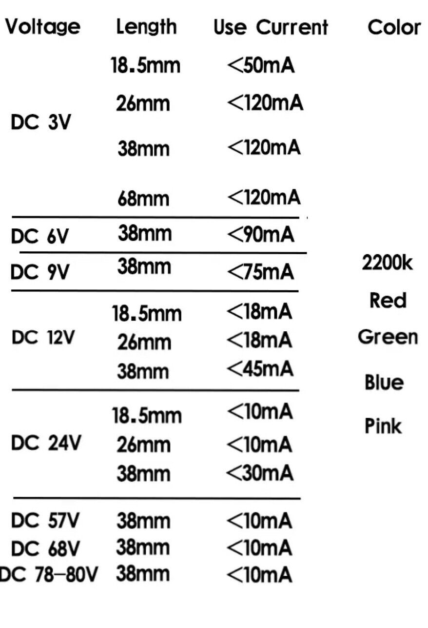 10PCS DC 3V LED 26mm WARM WHITE Silicone Filaments Led Light Emitting Diodes