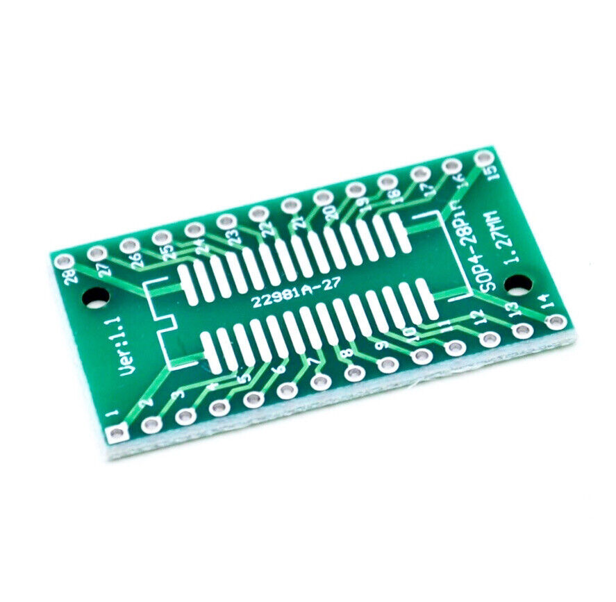 10PCS TSSOP-28 SSOP-28 SOP4-28 Pin Board SMD - DIP 28 Adapter Breakout Board PCB