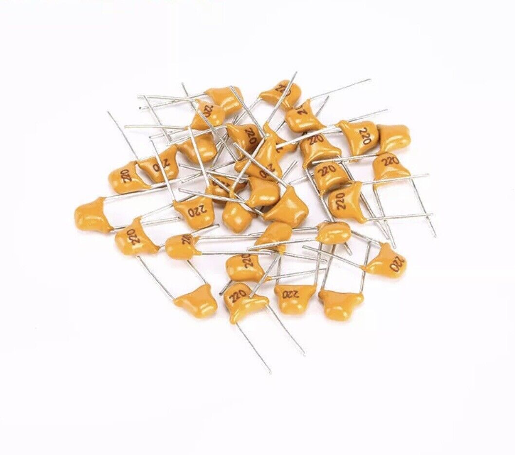 300PC 10 Values 50V 10pF~100nF Multilayer DIP Ceramic Capacitor Kit DIY Repairs