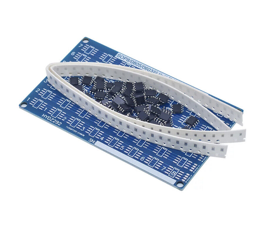 Soldering Practice SMD/SMT 0603-0805 SOP8 DIY Kit Electronic PCB Education Board