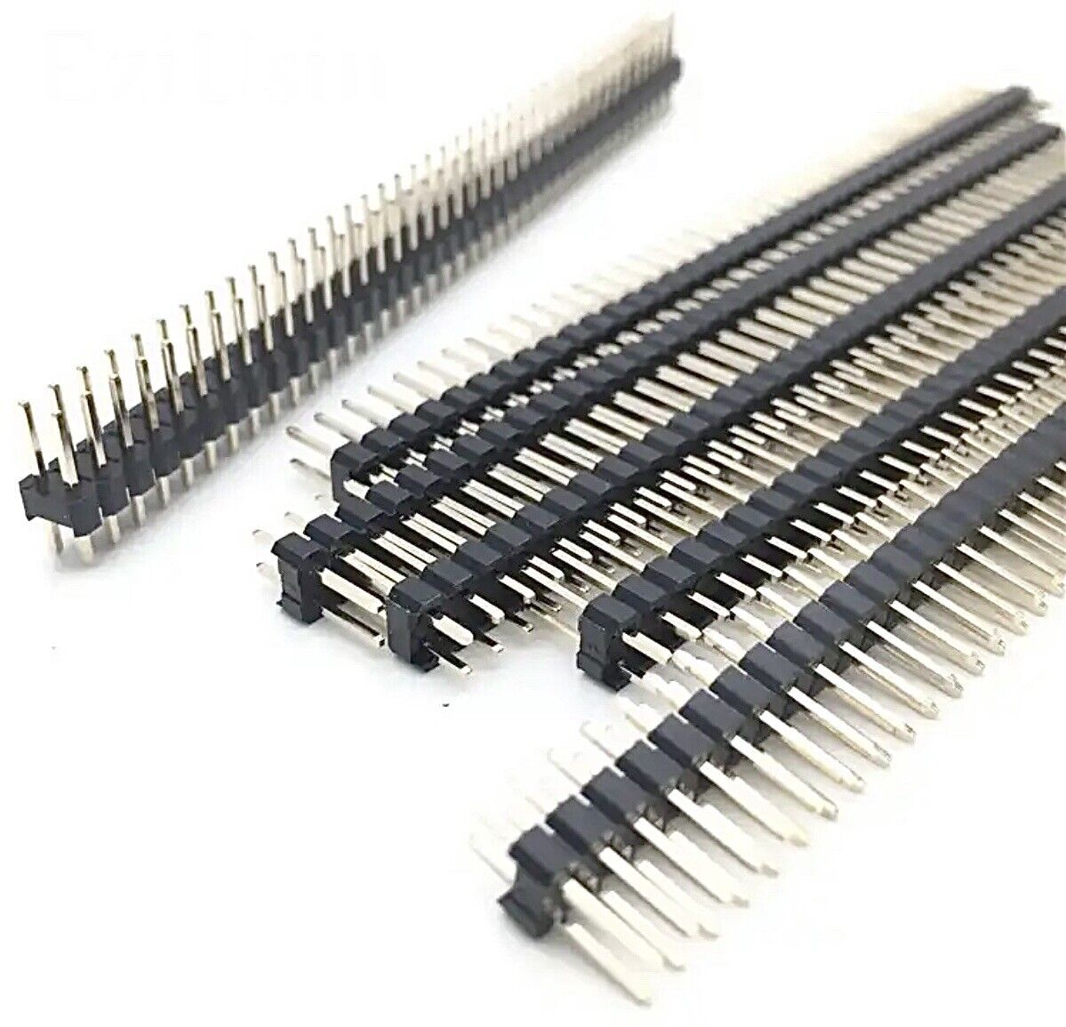 10pcs 2.54mm STRAIGHT Double Row 80 Pin Male Header Breakable 2.54 Pitch DIY