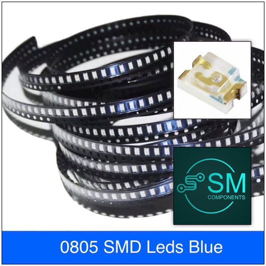 200pcs 0805 SMD BLUE 475nm LED Electronics Components Light Emitting Diodes