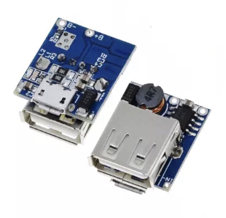 3PCS Micro USB 5V 1.2A Boost Converter Step-Up Lithium Battery Charging Module